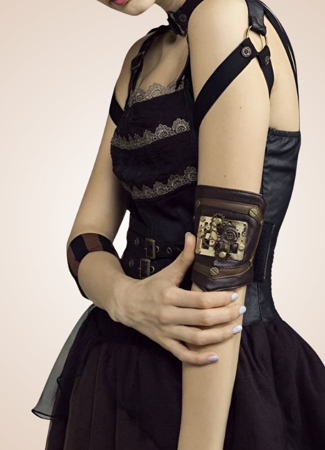 Asymmetrical Steampunk Dress UK