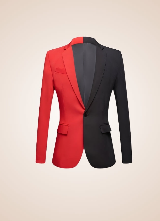 Black And Red Steampunk Jacket UK
