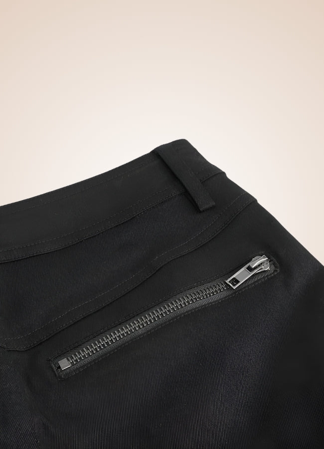 Black Gothic Punk Pants UK