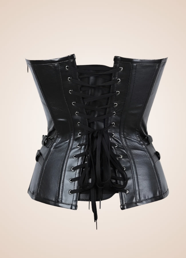 Black Gothic Steampunk Corset UK