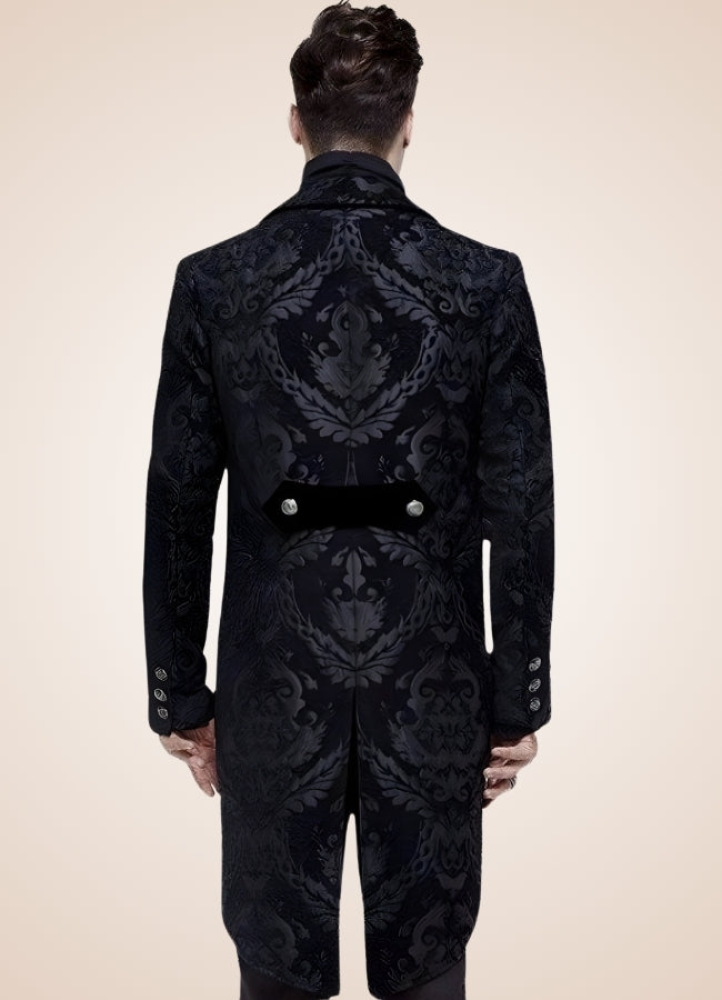 Black Gothic Steampunk Tailcoat UK