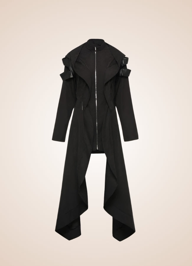 Black Gothic Women's Long Coat UK