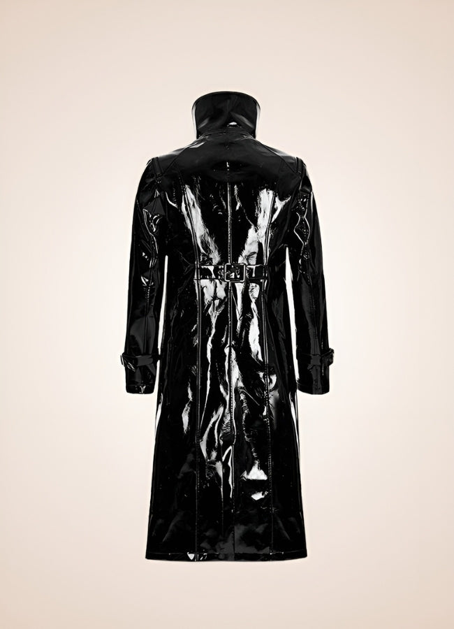 Black Punk Men's Frock Coat UK