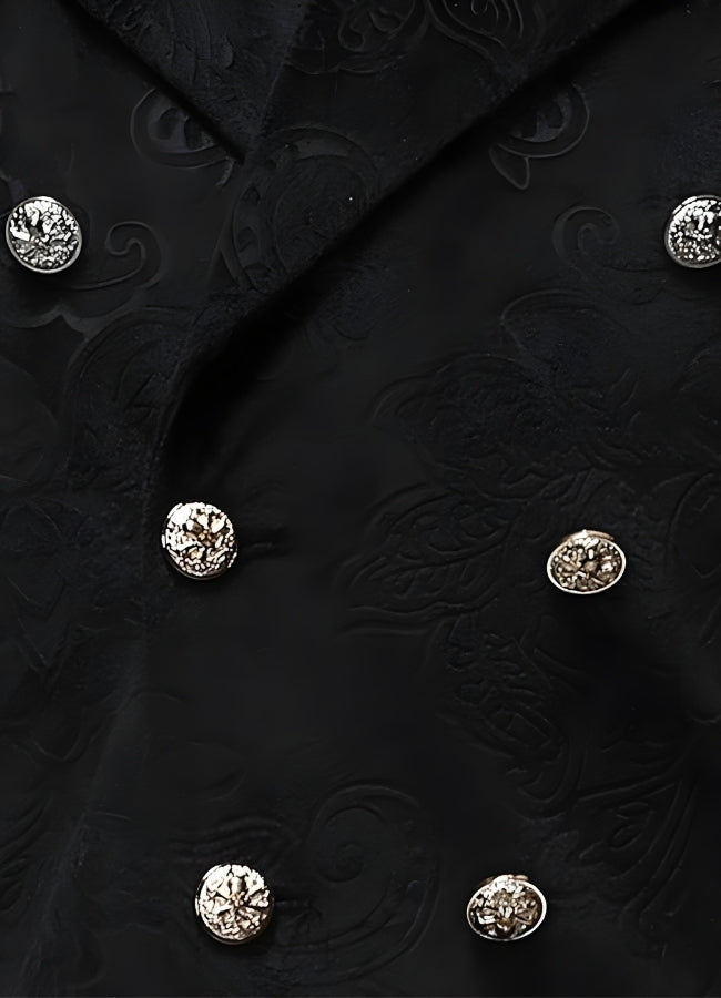 Black Steampunk Gothic Vest UK