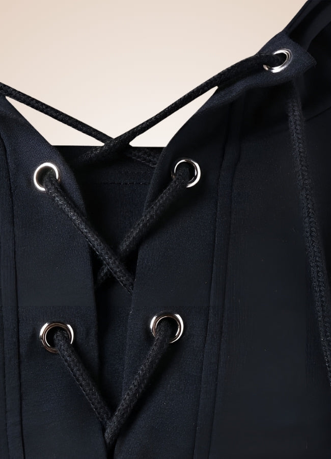 Black Steampunk Hooded Sweatshirt UK