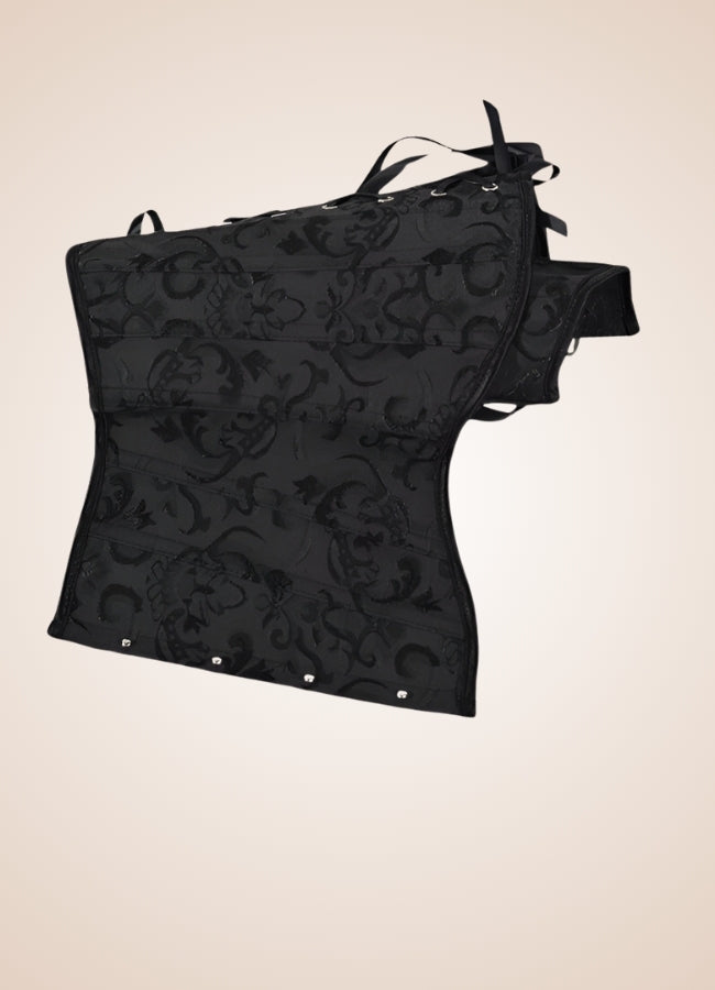 Black Underbust Steampunk Corset UK