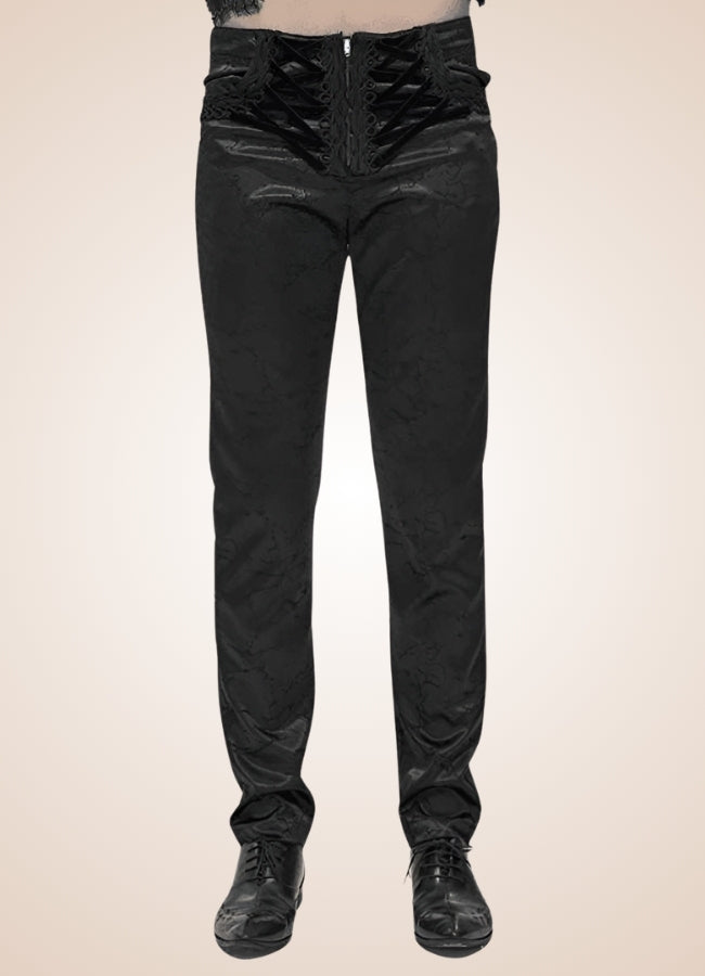 Black Victorian Gothic Pants UK