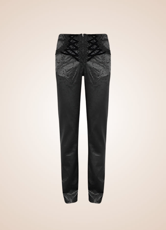 Black Victorian Gothic Pants UK