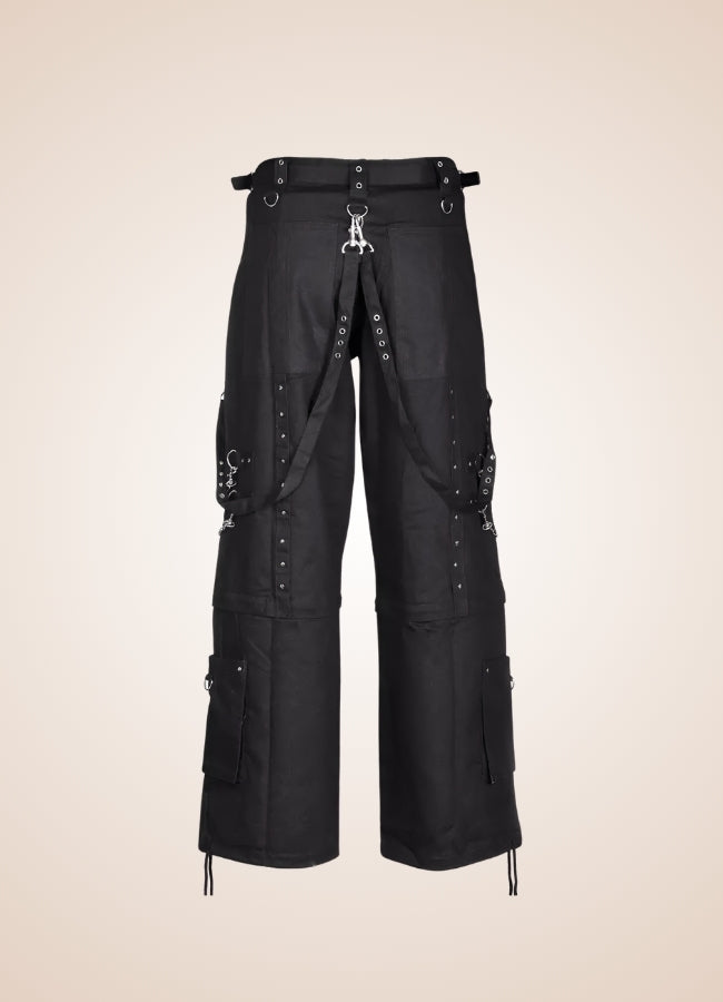 Black Women's Steampunk Baggy Pants UK