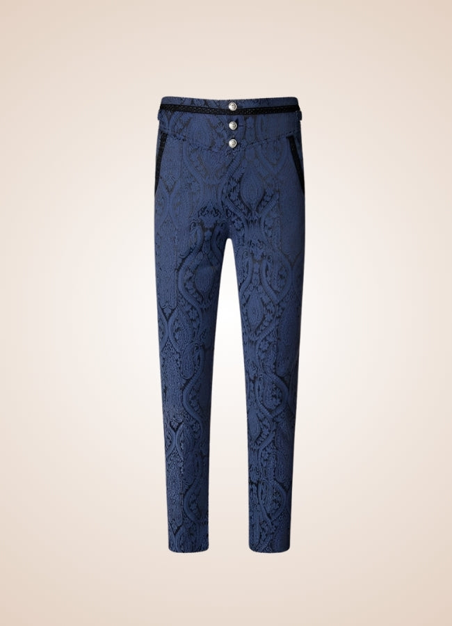 Blue Steampunk Pants UK