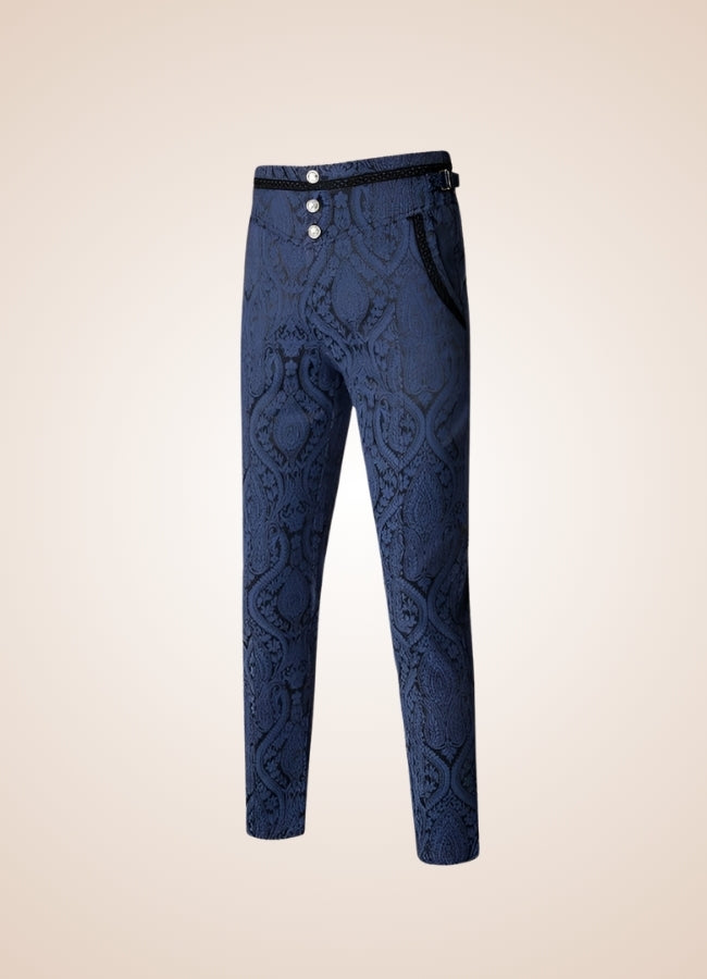 Blue Steampunk Pants UK