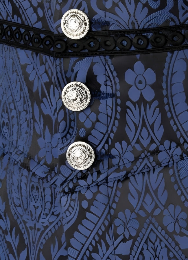 Blue Steampunk Pants UK