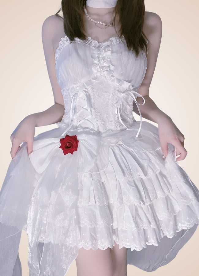 Bowknot Steampunk Summer Dress UK