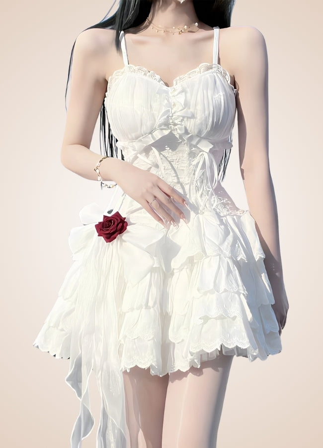 Bowknot Steampunk Summer Dress UK