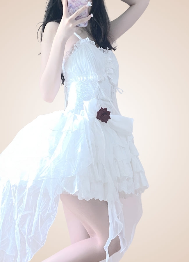 Bowknot Steampunk Summer Dress UK