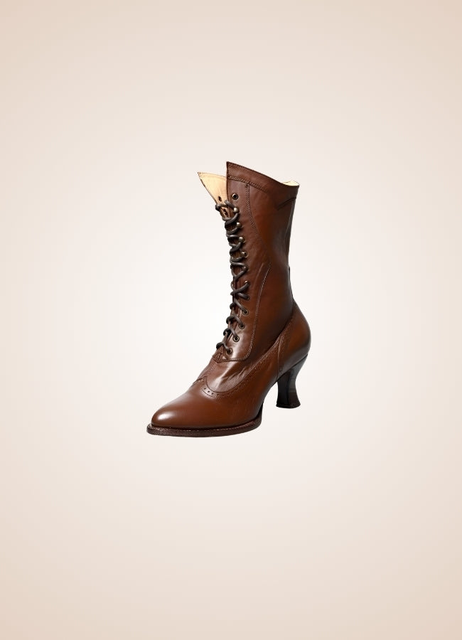 British High Knee Steampunk Boots UK