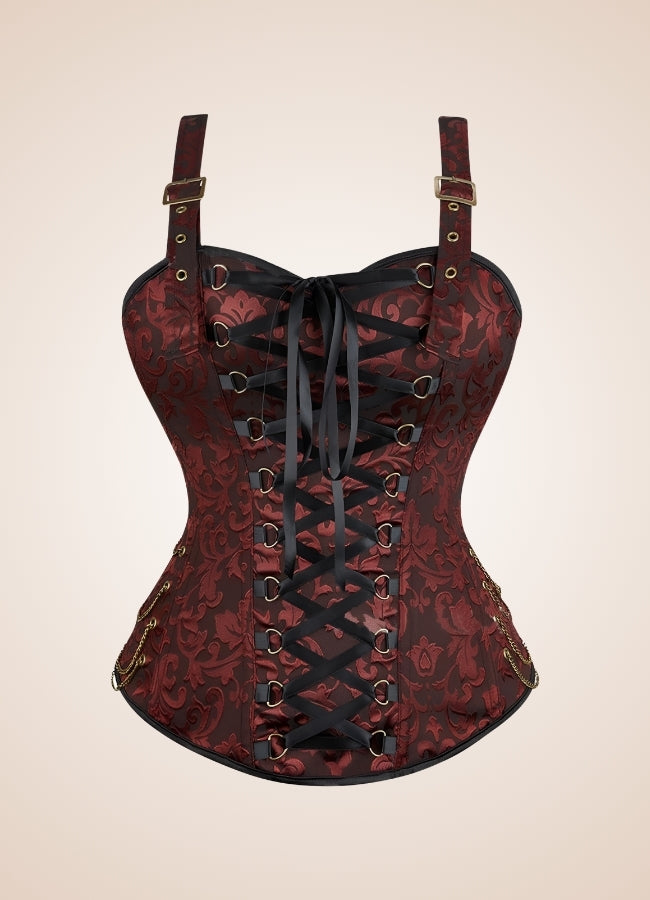 Brown Pirate Steampunk Corset UK