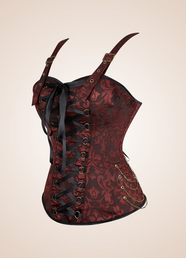 Brown Pirate Steampunk Corset UK