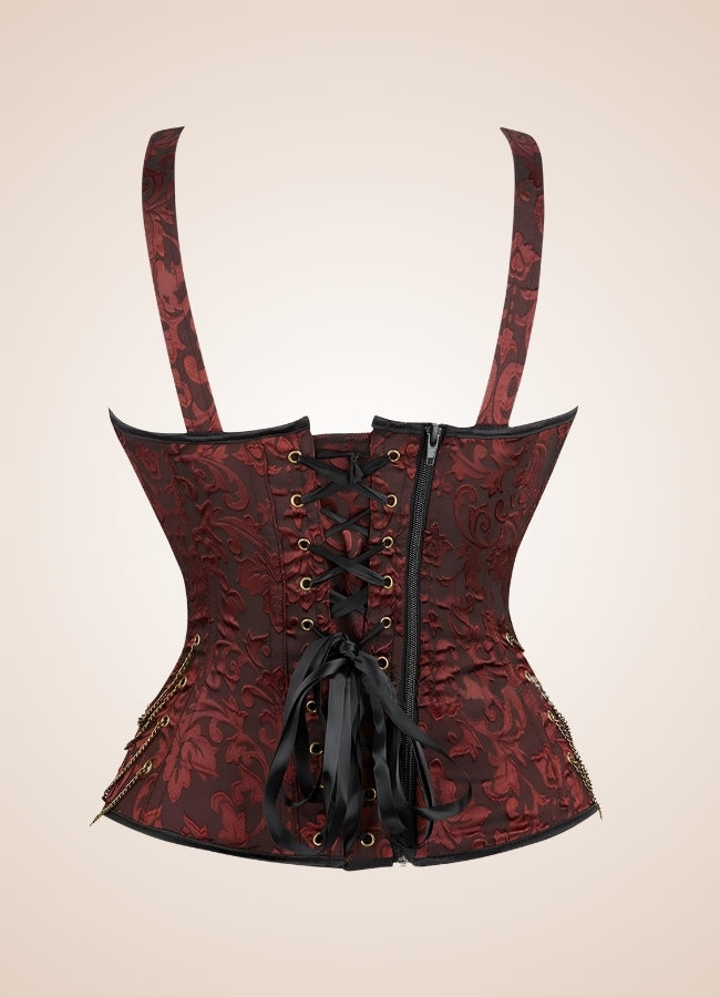 Brown Pirate Steampunk Corset UK