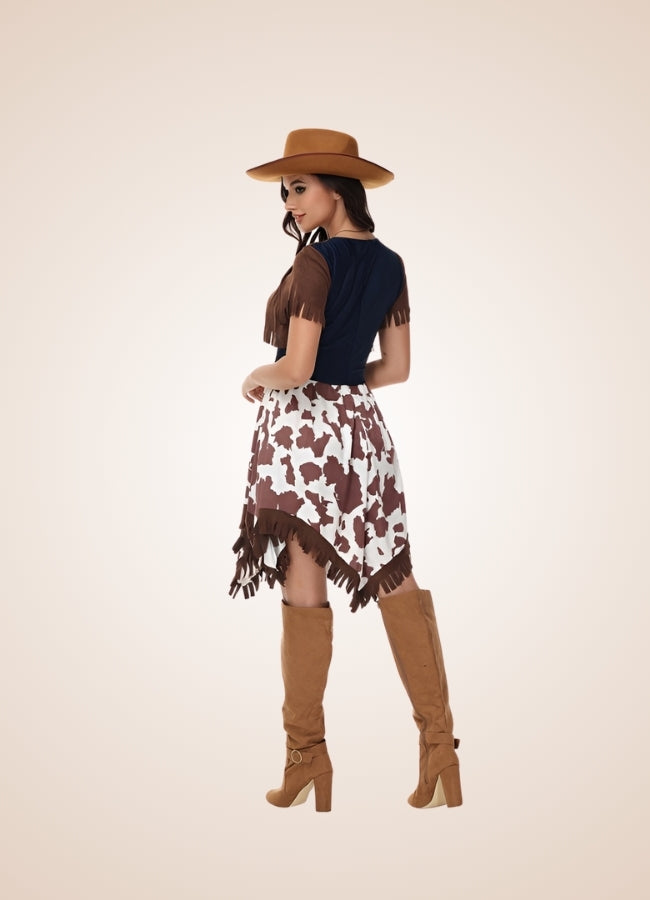 Brown Steampunk Corset Dress UK