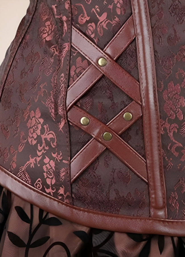 Brown Steampunk Pirate Dress UK