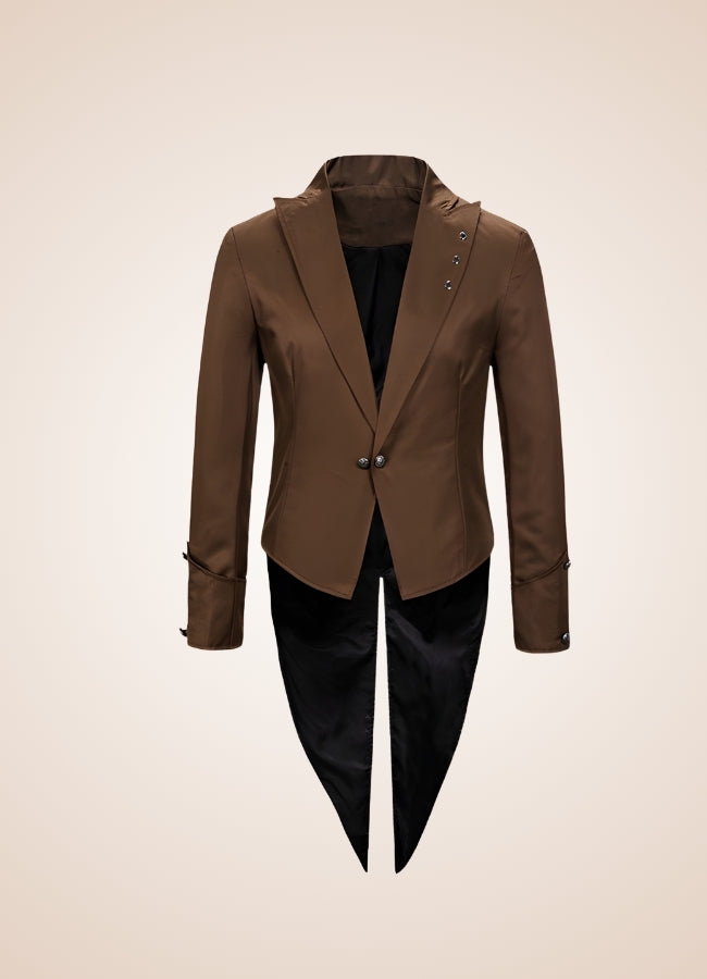 Brown Steampunk Tailcoat UK