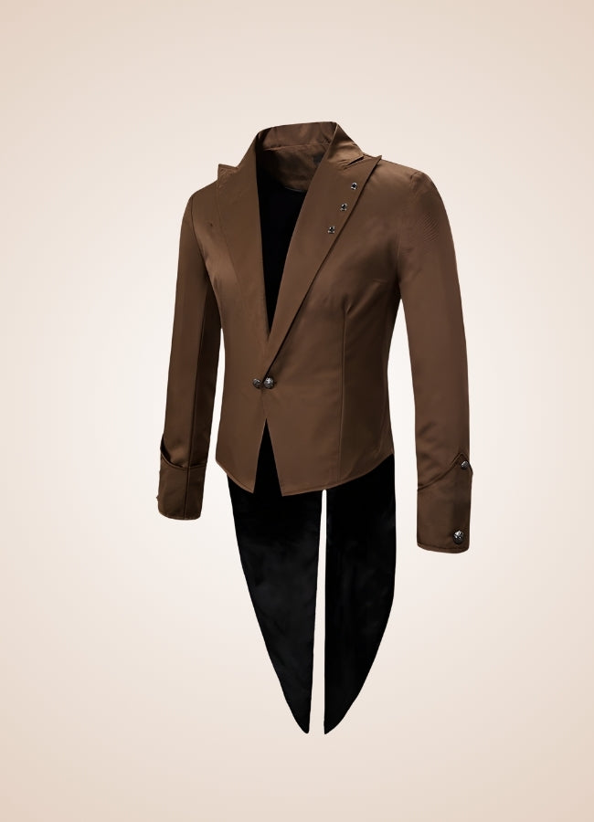Brown Steampunk Tailcoat UK
