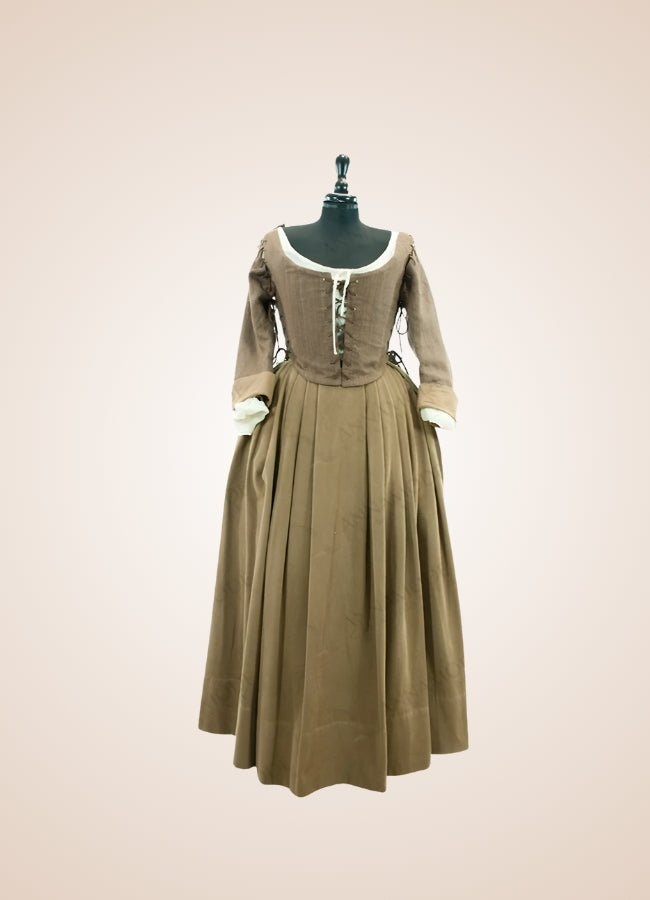 Brown Steampunk Victorian Dress UK