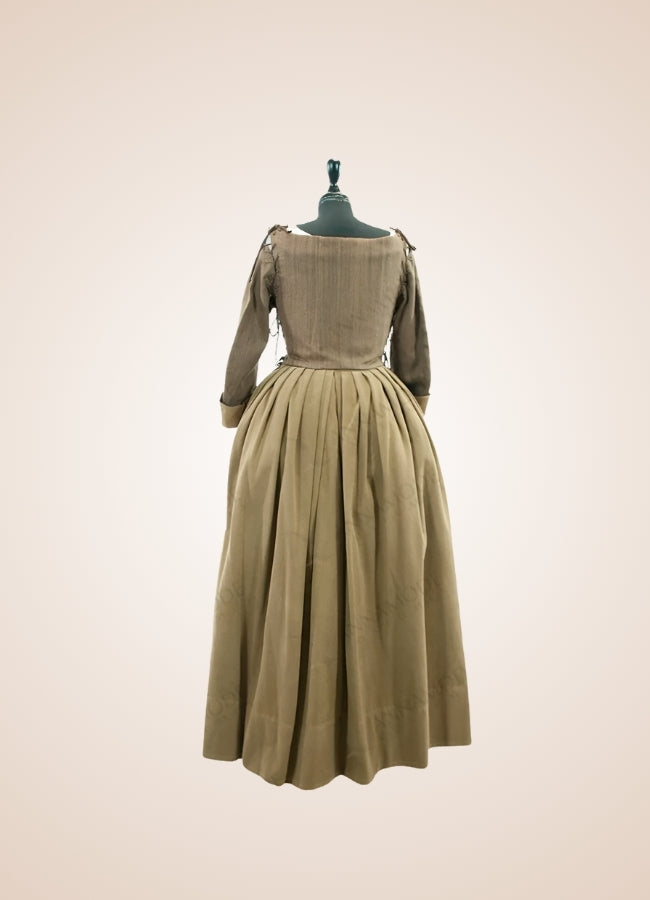 Brown Steampunk Victorian Dress UK