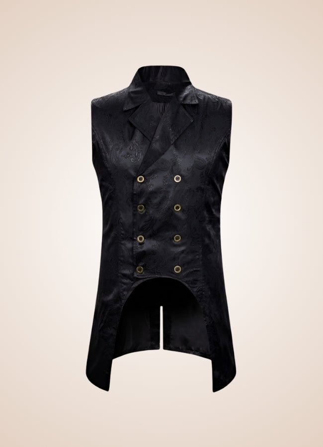 Button Gothic Steampunk Vest UK