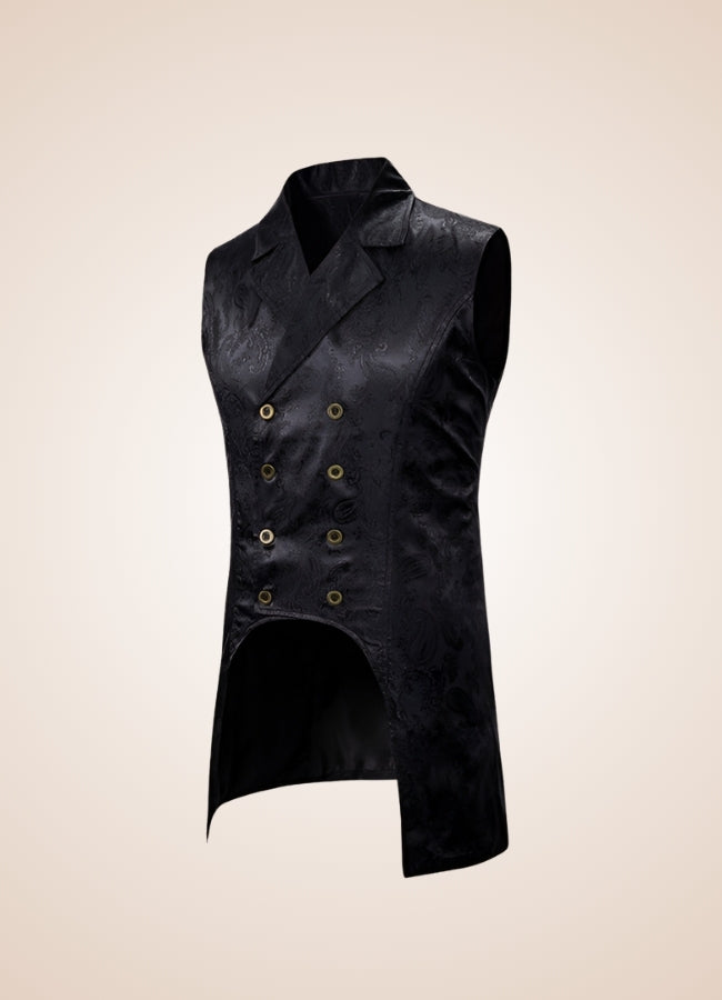 Button Gothic Steampunk Vest UK