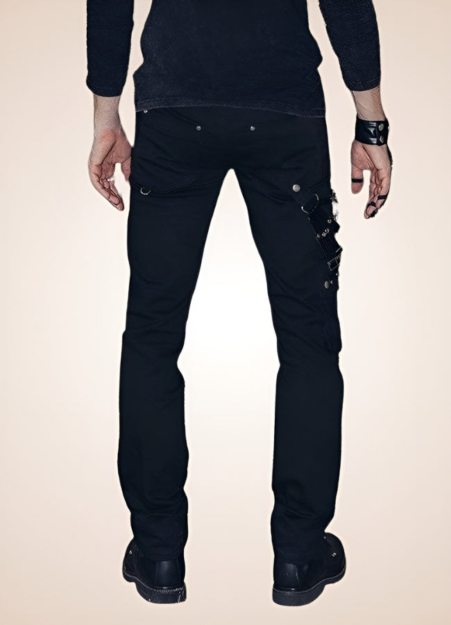 Chain Steampunk Gothic Pants UK