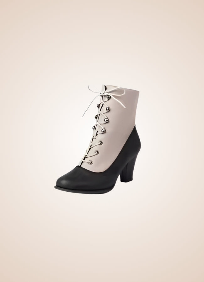 Chunky Heel Steampunk Boots UK