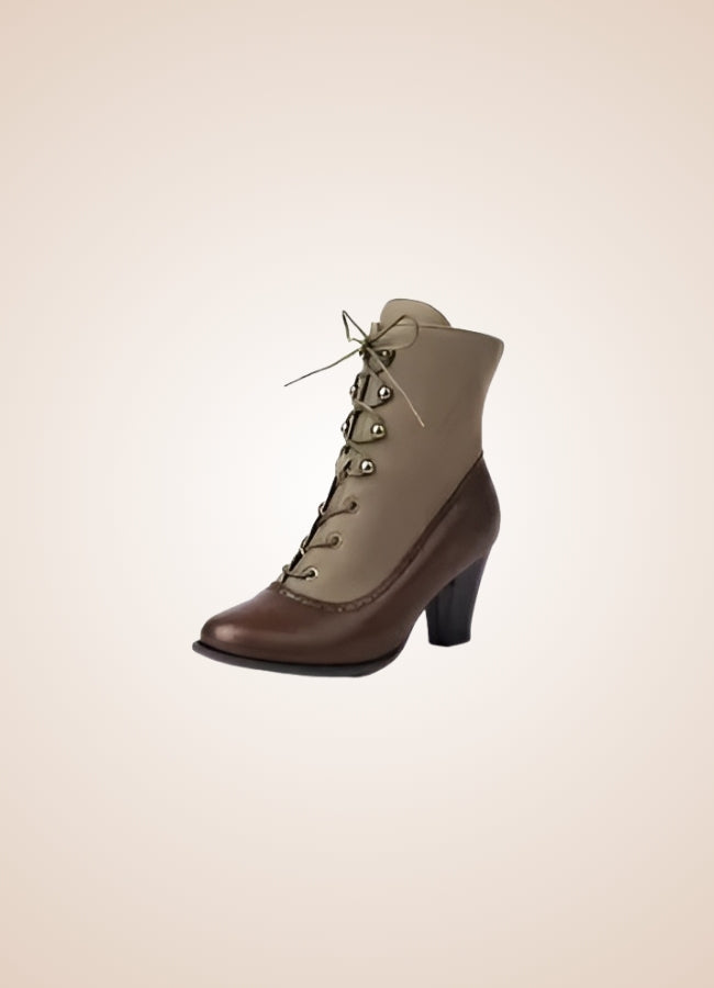 Chunky Heel Steampunk Boots UK