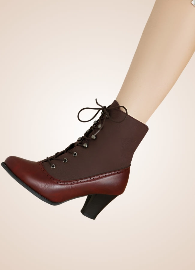 Chunky Heel Steampunk Boots UK