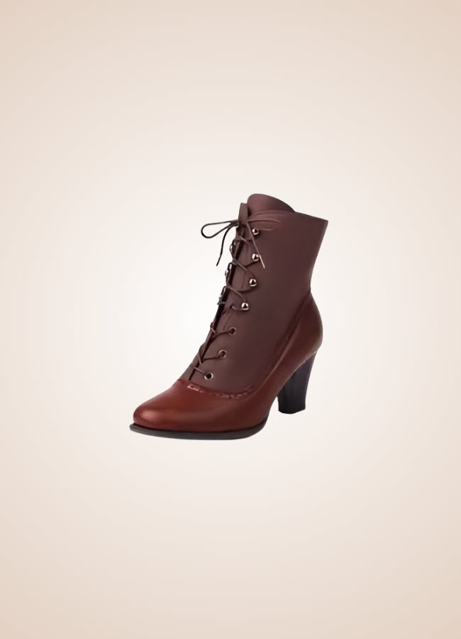 Chunky Heel Steampunk Boots UK
