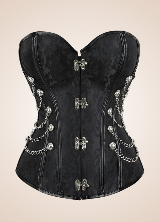 Classic Steampunk Chain Corset UK