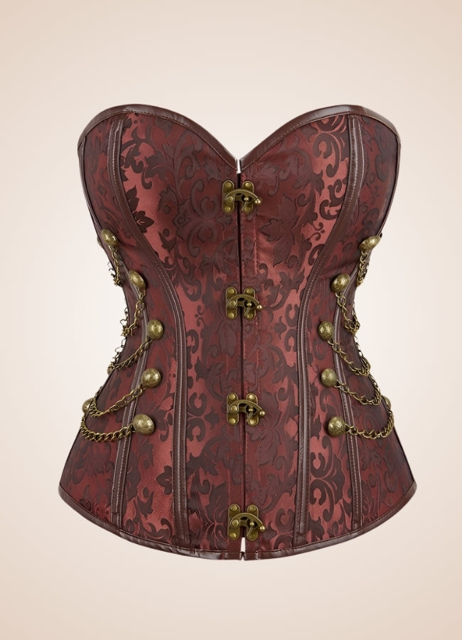 Classic Steampunk Chain Corset UK