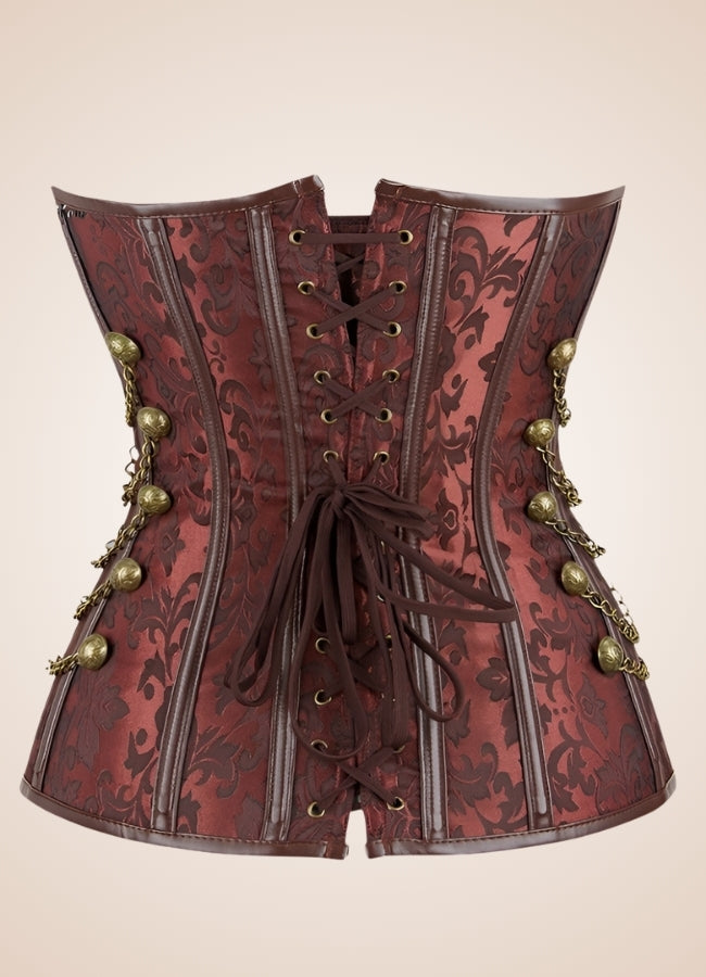 Classic Steampunk Chain Corset UK
