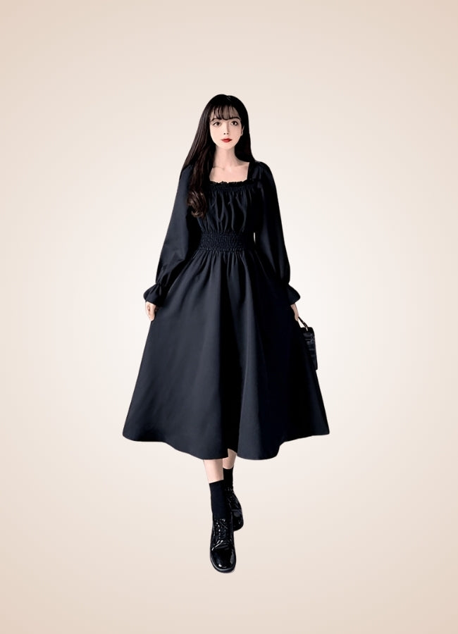 Classic Steampunk Long Dress UK
