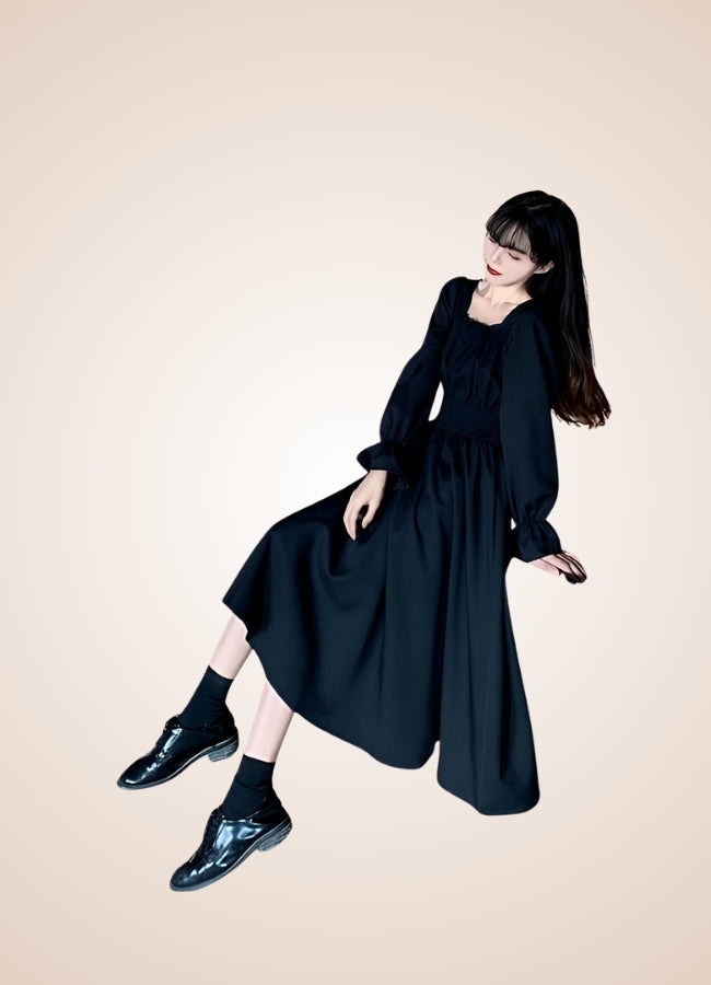 Classic Steampunk Long Dress UK