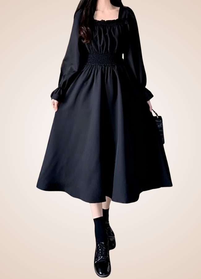 Classic Steampunk Long Dress UK