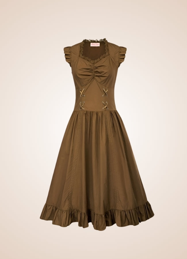Classic Steampunk Summer Dress UK