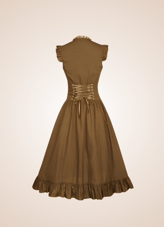 Classic Steampunk Summer Dress UK
