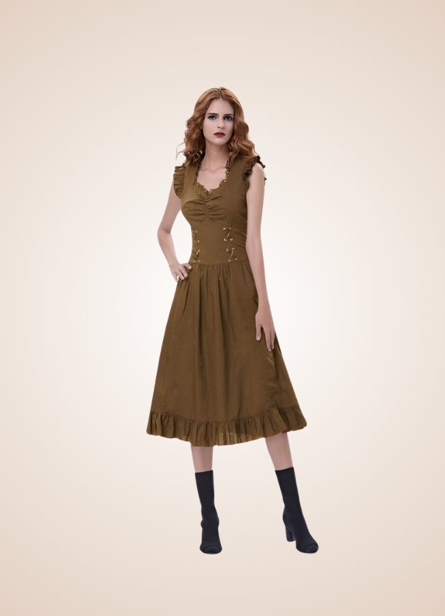Classic Steampunk Summer Dress UK
