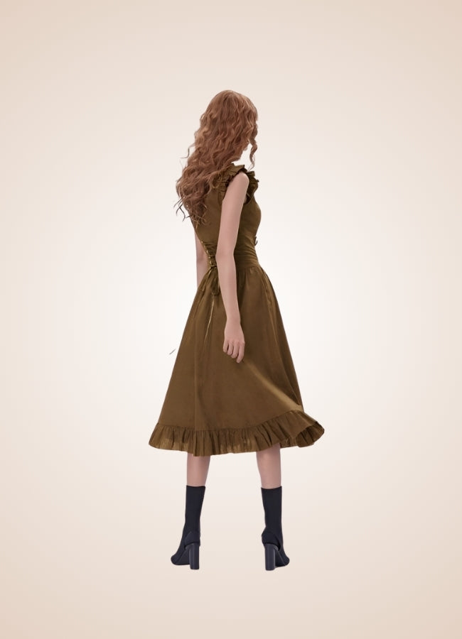 Classic Steampunk Summer Dress UK
