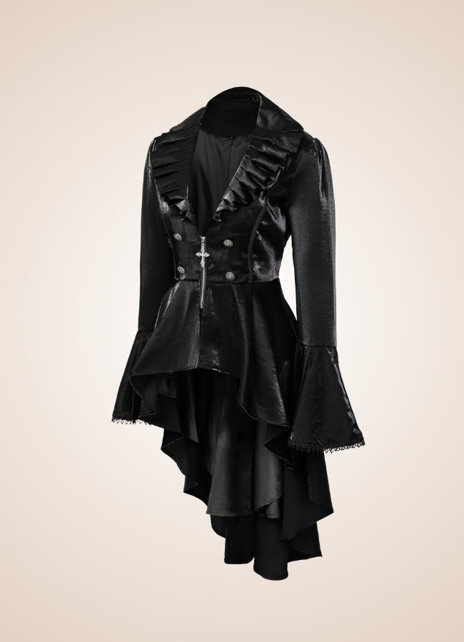 Classic Victorian Steampunk Women's Coat UK