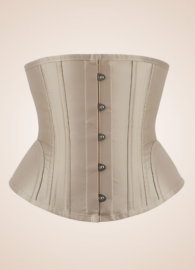 Cream Steampunk Corset UK
