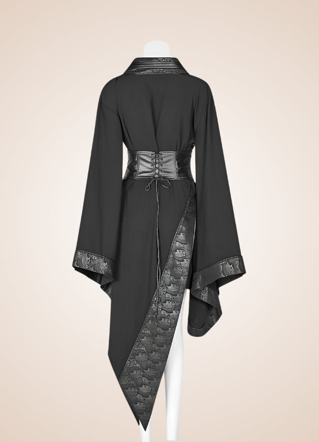 Dark Goth Punk Long Dress UK