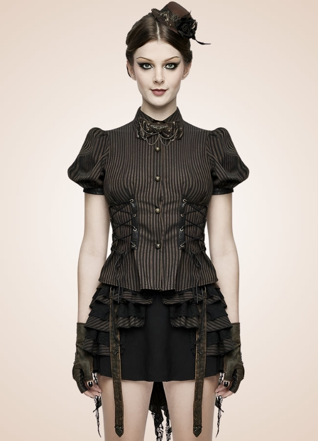 Dark Gothic Steampunk Shirt UK